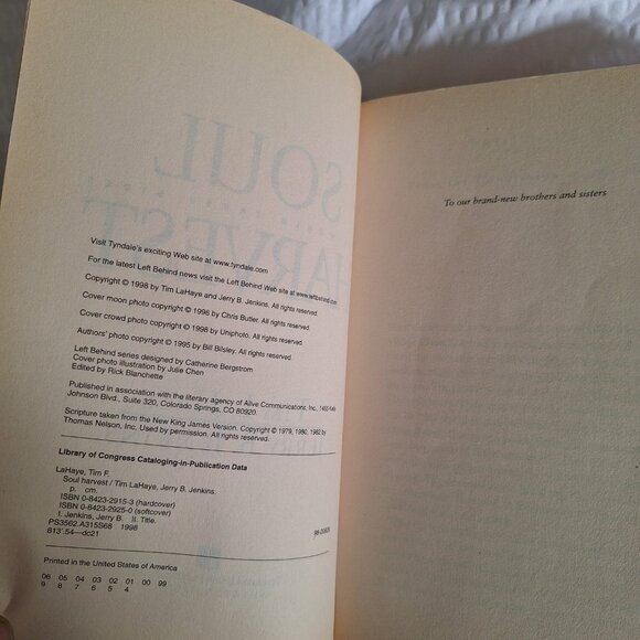 soul harvest paperback - Picture 3 of 4